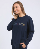 Foxwood Simplified Confetti Crew - Navy