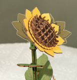 Robotime Wooden Bloom - Sunflower