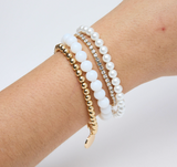 Bracelet Stack Faith - Gold/White