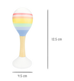 Rainbow Wooden Maraca
