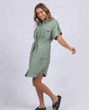 Foxwood Willow Shirt Dress - Iceberg Green