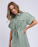 Foxwood Willow Shirt Dress - Iceberg Green