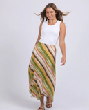 Foxwood Horizon Slip Skirt - Horizon Print