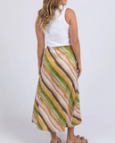 Foxwood Horizon Slip Skirt - Horizon Print