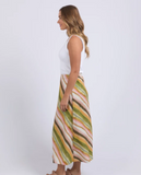 Foxwood Horizon Slip Skirt - Horizon Print