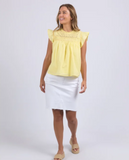 Foxwood Adelyn Top - Lemon