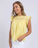 Foxwood Adelyn Top - Lemon