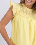 Foxwood Adelyn Top - Lemon