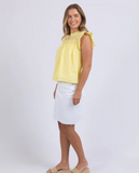 Foxwood Adelyn Top - Lemon