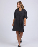 Foxwood Madeleine Shirt Dress - Black