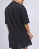 Foxwood Madeleine Shirt Dress - Black