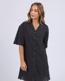 Foxwood Madeleine Shirt Dress - Black