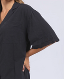 Foxwood Madeleine Shirt Dress - Black