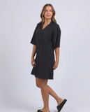 Foxwood Madeleine Shirt Dress - Black