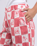 Foxwood Biarittz Pant - Crimson Print