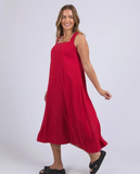 Foxwood Lourdes Dress - Crimson