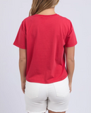 Foxwood Cote D'azur Tee - Crimson