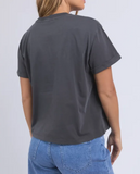 Foxwood Line Tee - Charcoal