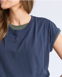 Foxwood Manly Tee - Navy