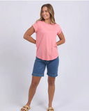 Foxwood Manly Tee - Rose