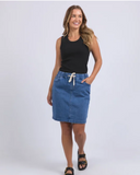 Foxwood Rio Skirt - Mid Blue