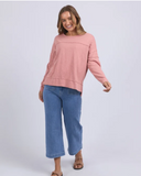 Foxwood Jayne Throw On Top - Ash Rose