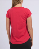 Foxwood Signature Tee - Crimson