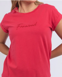 Foxwood Signature Tee - Crimson