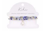 KiKi Azure Drift Crystal Wrap Jewellery