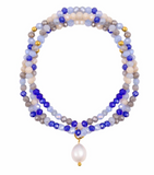 KiKi Azure Drift Crystal Wrap Jewellery