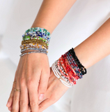 KiKi Silver Mist Crystal Wrap Jewellery