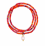 KiKi Crimson Flame Crystal Wrap Jewellery