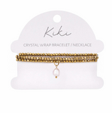 KiKi Golden Mirage Crystal Wrap Jewellery