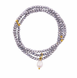 KiKi Silver Mist Crystal Wrap Jewellery