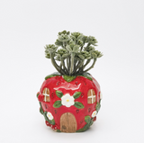 Strawberry House Vase Red 10cm
