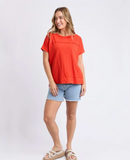 Foxwood Allison Tee - Tangelo