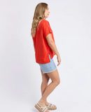 Foxwood Allison Tee - Tangelo