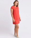 Foxwood Signature Embroidery Tee Dress - Tangelo
