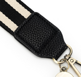Black Caviar Designs - Bee Strap Wristlet - Black & White