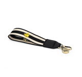 Black Caviar Designs - Bee Strap Wristlet - Black & White