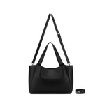 Black Caviar Designs -Sylvie 2 Piece Computer Crossbody Tote Bag - Black