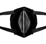 Black Caviar Designs -Sylvie 2 Piece Computer Crossbody Tote Bag - Black