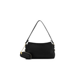Black Caviar Designs Messina East West Shoulder Bag - Black