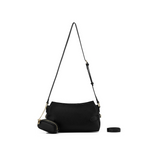 Black Caviar Designs Messina East West Shoulder Bag - Black