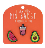 I Saw This Pin Badge - Assorted Designs