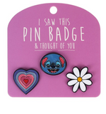 I Saw This Pin Badge - Assorted Designs