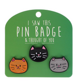 I Saw This Pin Badge - Assorted Designs