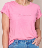 Foxwood Signature Tee - Bubblegum Pink