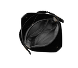 Black Caviar - 3 Compartment Shoulder / Crossbody Bag Capella Black