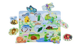 Peg Puzzle - 2 in 1 Insects and Their Homes
